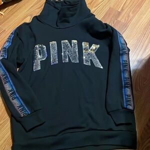 Pink Victoria Secret Sequence Sweatshirt size XS